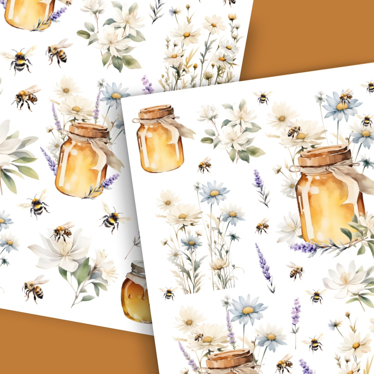 Honey Bee Rub-on Transfer-Rub-on Transfer-Essential Stencil