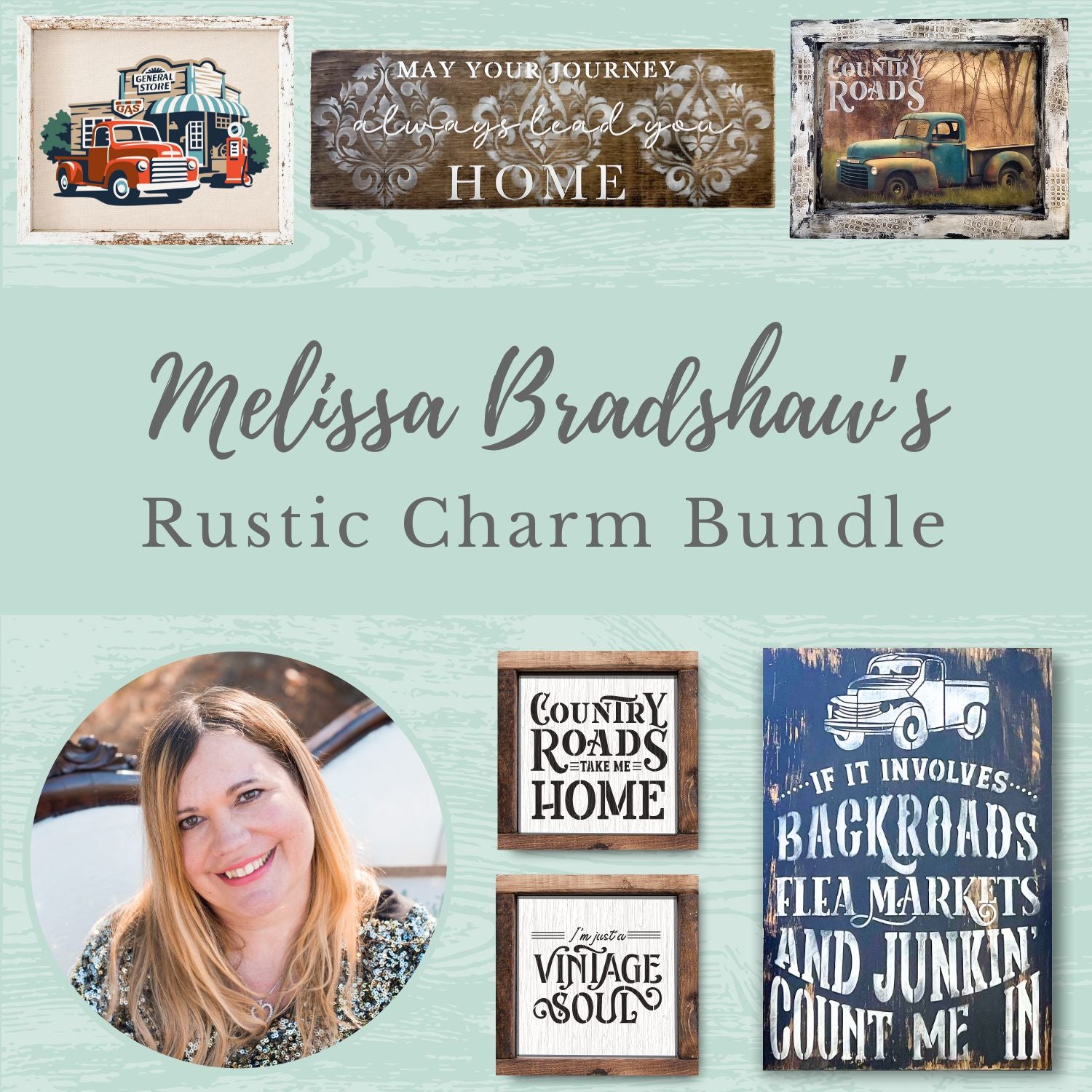 Melissa Bradshaw's Rustic Charm BUNDLE-Collaboration Bundle-Essential Stencil